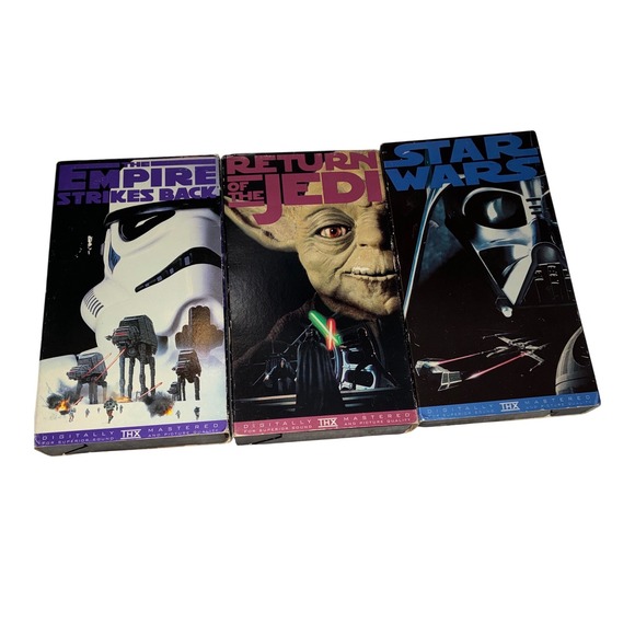 20th Century Fox Other - Star Wars VHS THX 1995 Trilogy Set Pre Special Era Empire Jedi Lot